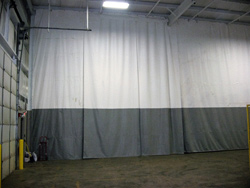 2 Color Industrial Flame Resistant Curtain